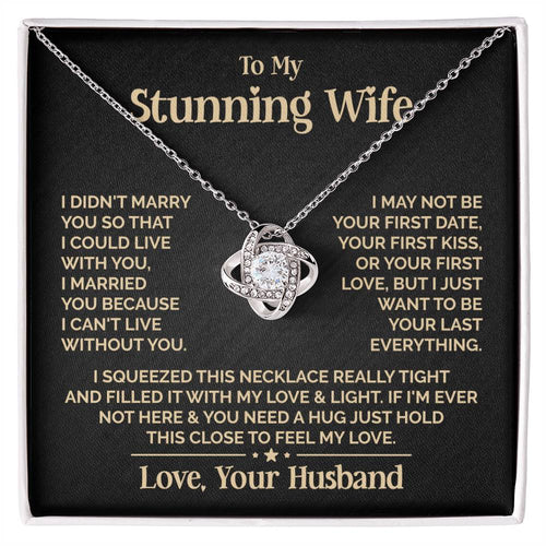 Stunning Wife - Vesta Knot Necklace Love Knot Necklace