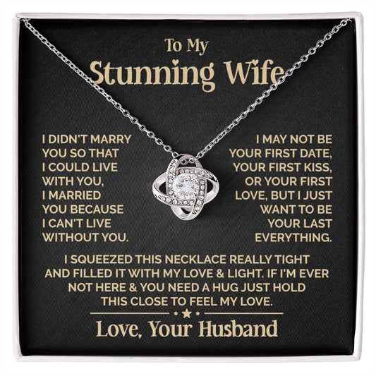 Stunning Wife - Vesta Knot Necklace Love Knot Necklace