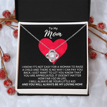Premium Mother's Day Necklace Customize Gift For Your Loving Mom! ?? Love Knot Necklace
