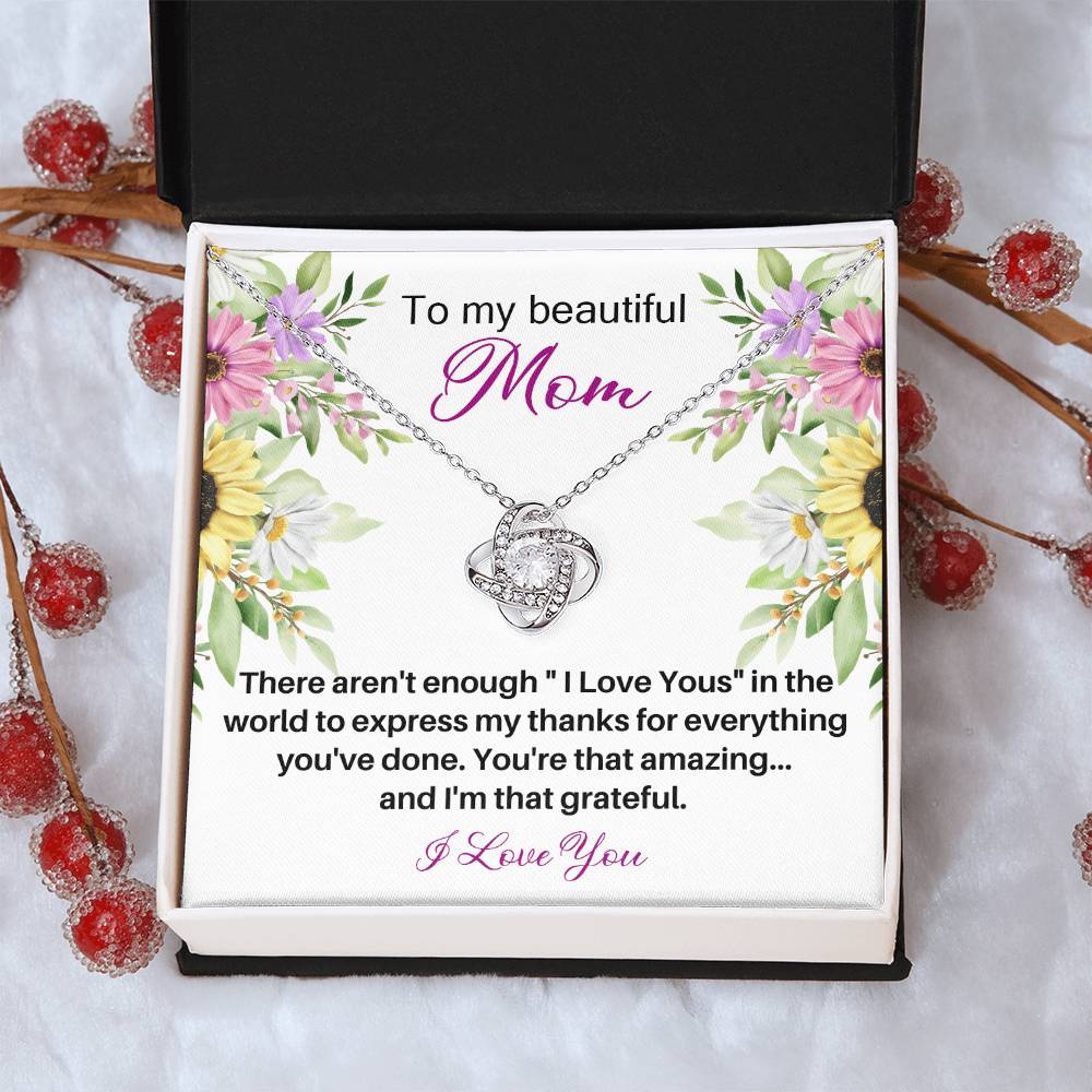 Mother's Day Happy Birthday Or Just To Say I Love You - 17 Love Knot Necklace