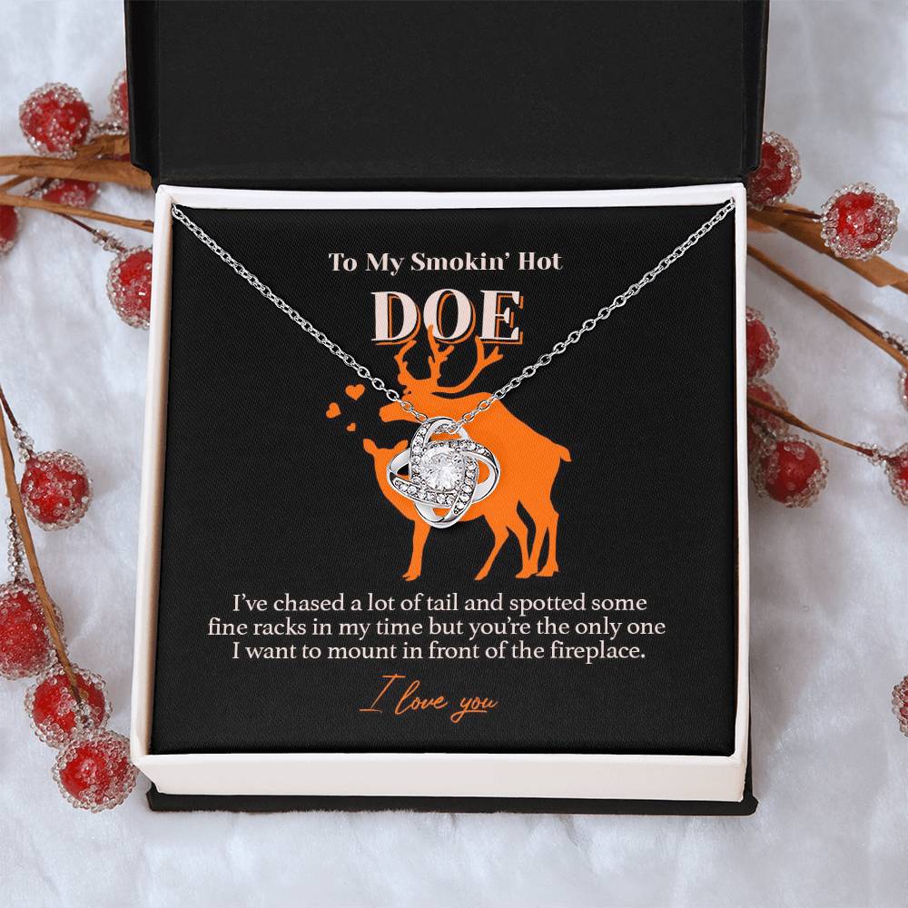 Love Knot Necklace For Your Doe Love Knot Necklace