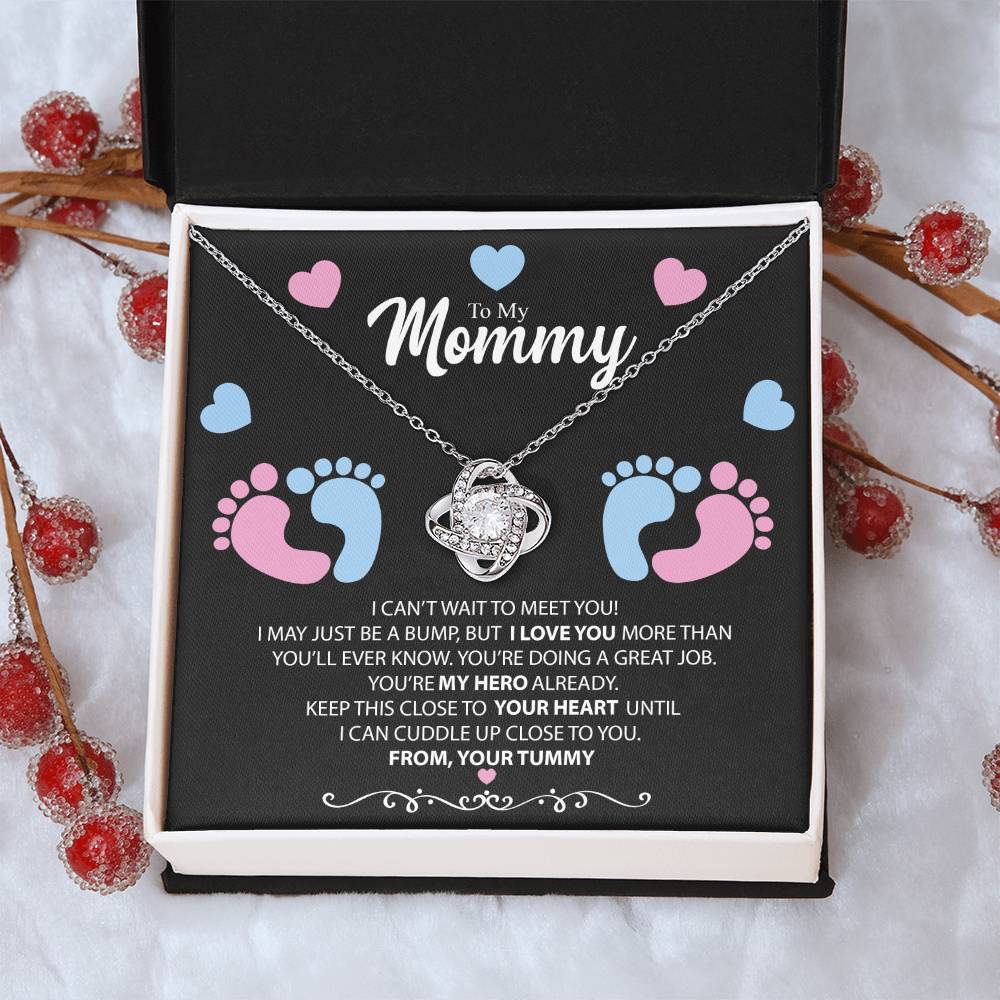 Shineon20220405-Mom0003 - To My Mommy - Love Knot Necklace Love Knot Necklace