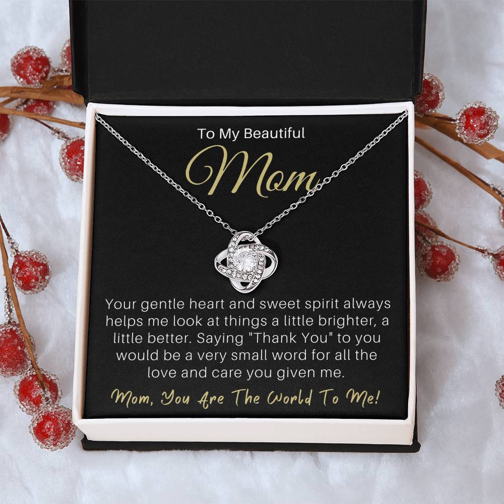 The Beautiful Necklace Gift For Mom On Every Occasion - Love Knott Necklace - 14 Love Knot Necklace
