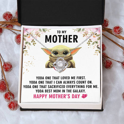 Best Mother's Day Gift For Mom-Necklace For Mom Love Knot Necklace