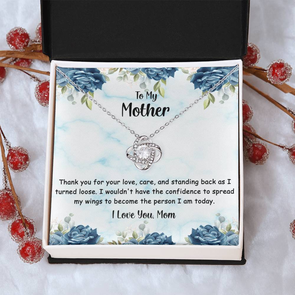 Mother's Day Or Just To Say I Love You Mom - Love Knot Necklace - 21 Love Knot Necklace