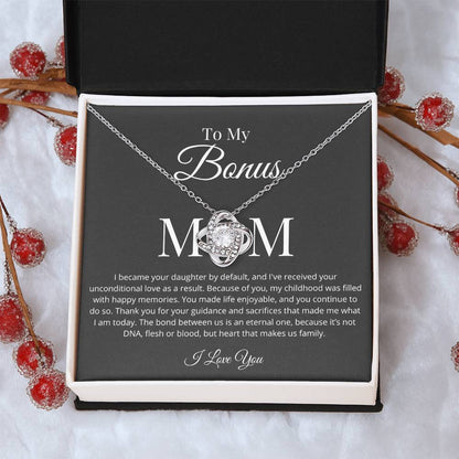 Your Daughter By Default Necklace Love Knot Necklace