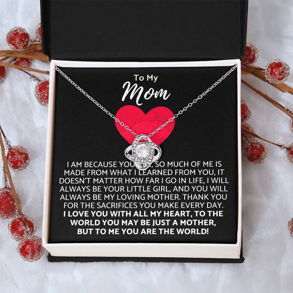 Premium Mother's Day Necklace Customize Gift For Your Loving Mom! ?? 3 Love Knot Necklace