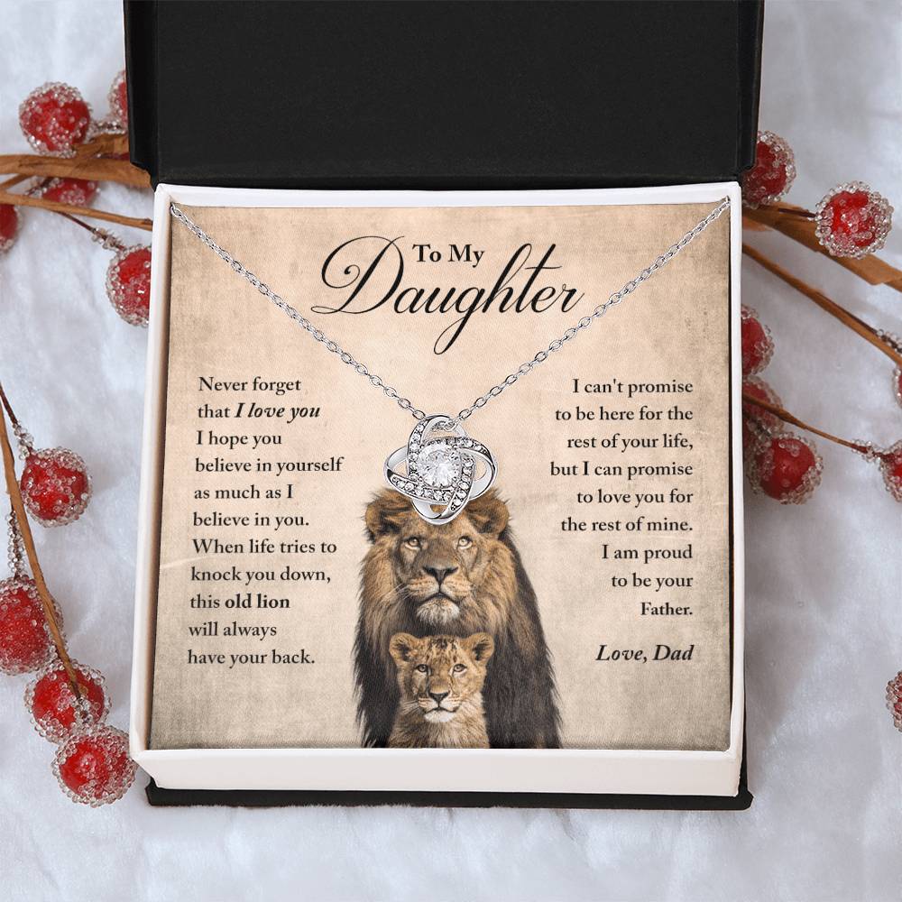 My Daughter - Proud Of You - Ne Love Knot Necklace