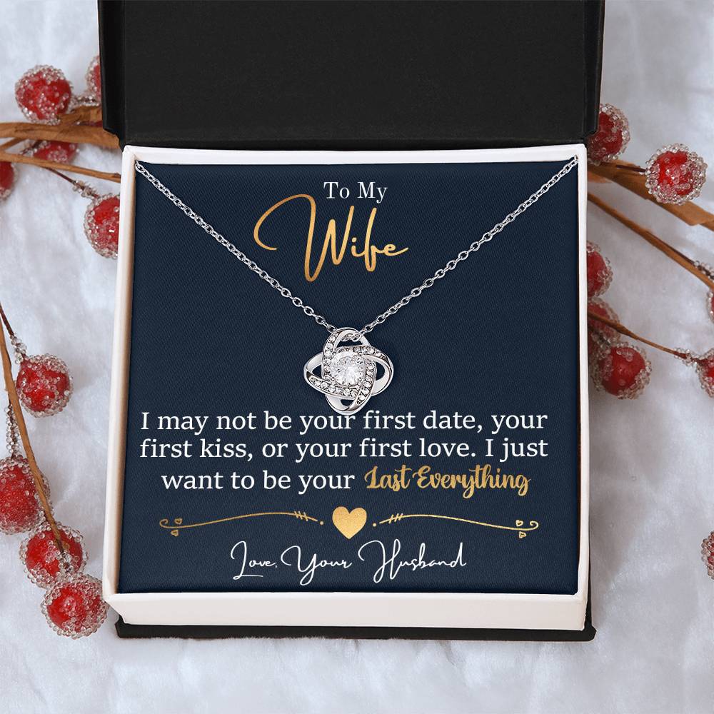 Wife - Last Everything Love Knot Necklace
