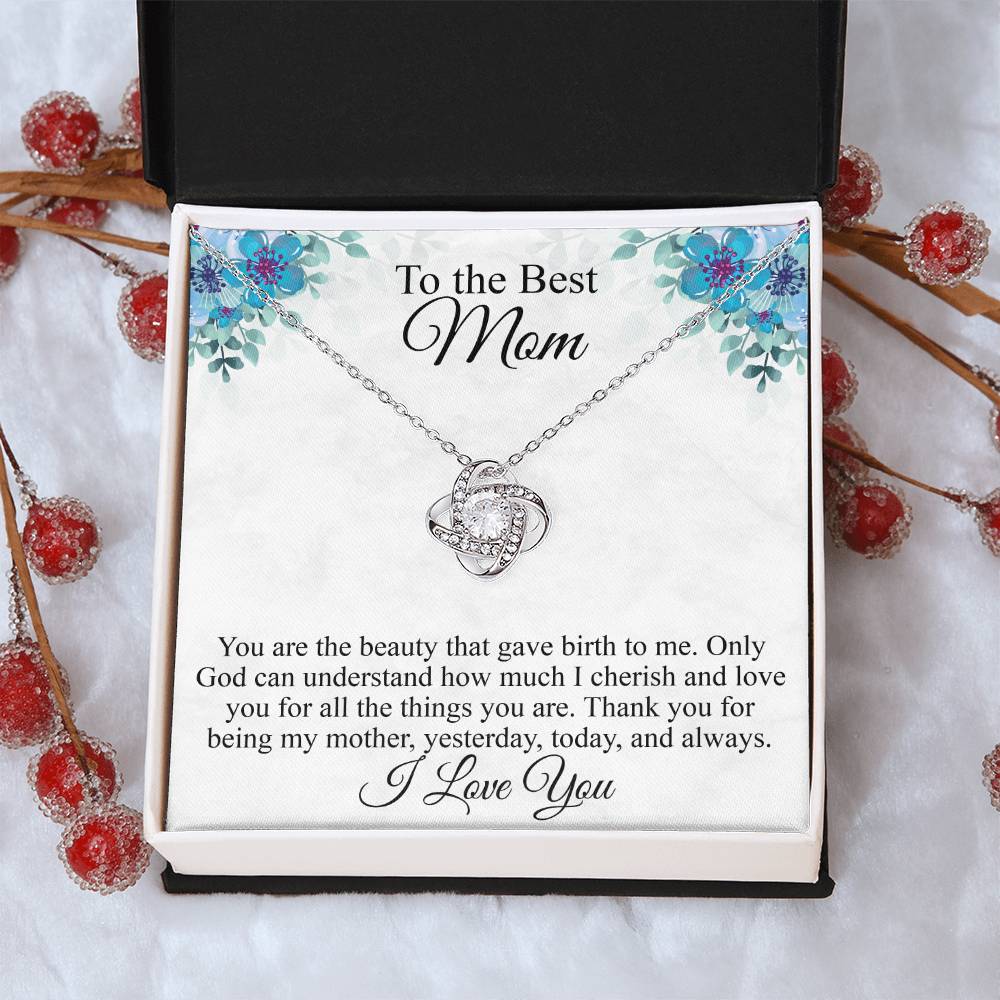 Mothers Day Gift Idea Mothers Day Necklaces For Mom From Daughter Mothers Day Gift From Daughter Gifts For Mom Birthday Gift From Son 1 Love Knot Necklace