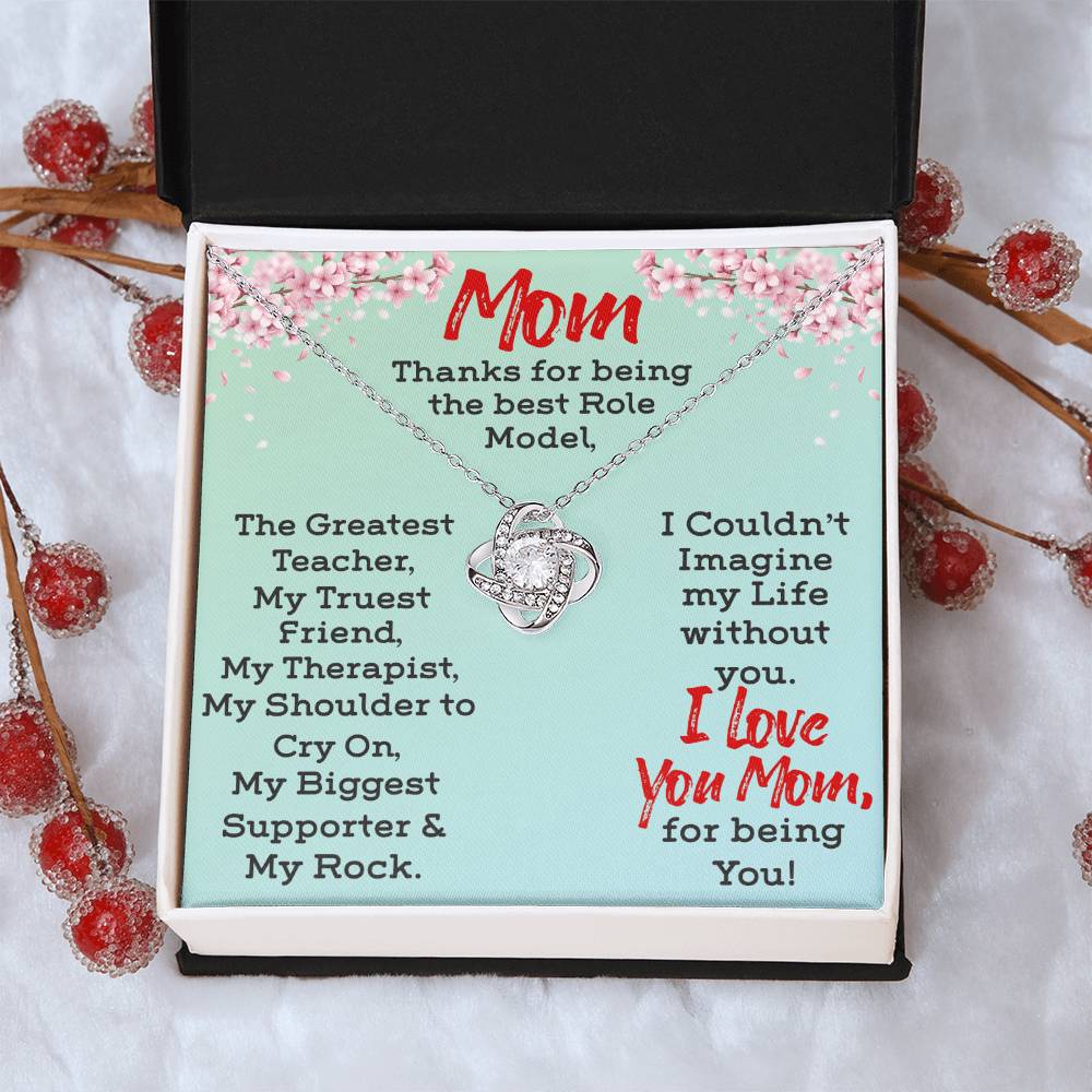 Exclusive Necklace Gift For Mom Love Knot Necklace