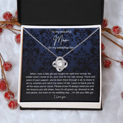 Mom Brid Love Knot Necklace