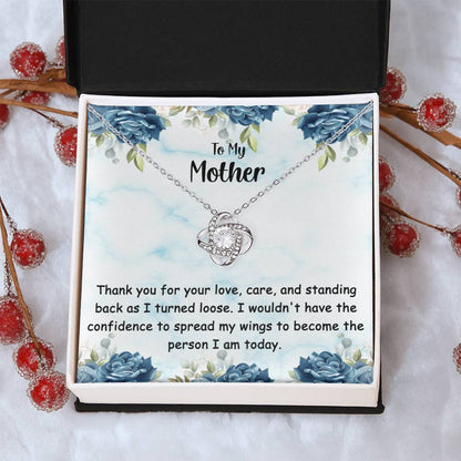 Mother's Day Happy Birthday Or Just To Say Thank You Mom -18 Love Knot Necklace
