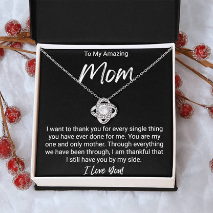 Love Knot Necklace For Mom 1 Love Knot Necklace