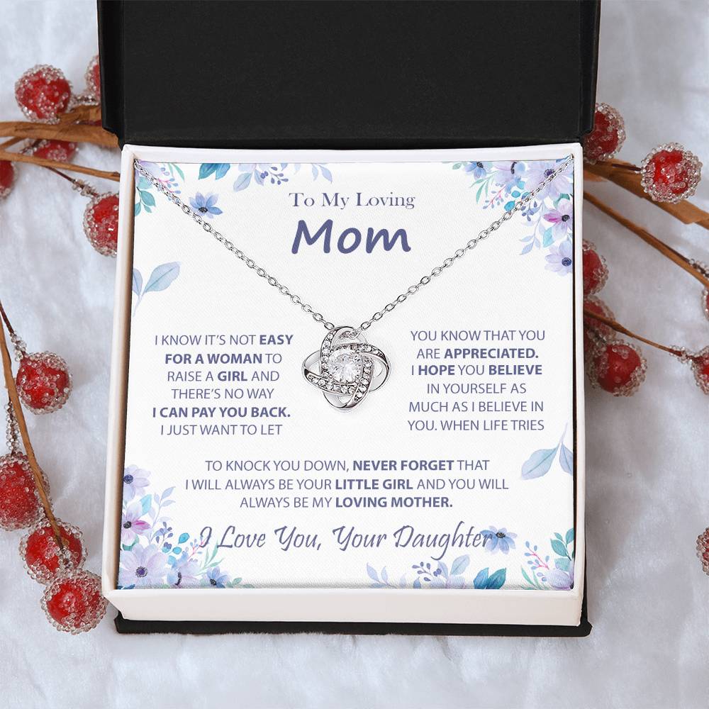 Necklaces For Moms Birthday Mothers Day Jewelry Love Knot Necklace