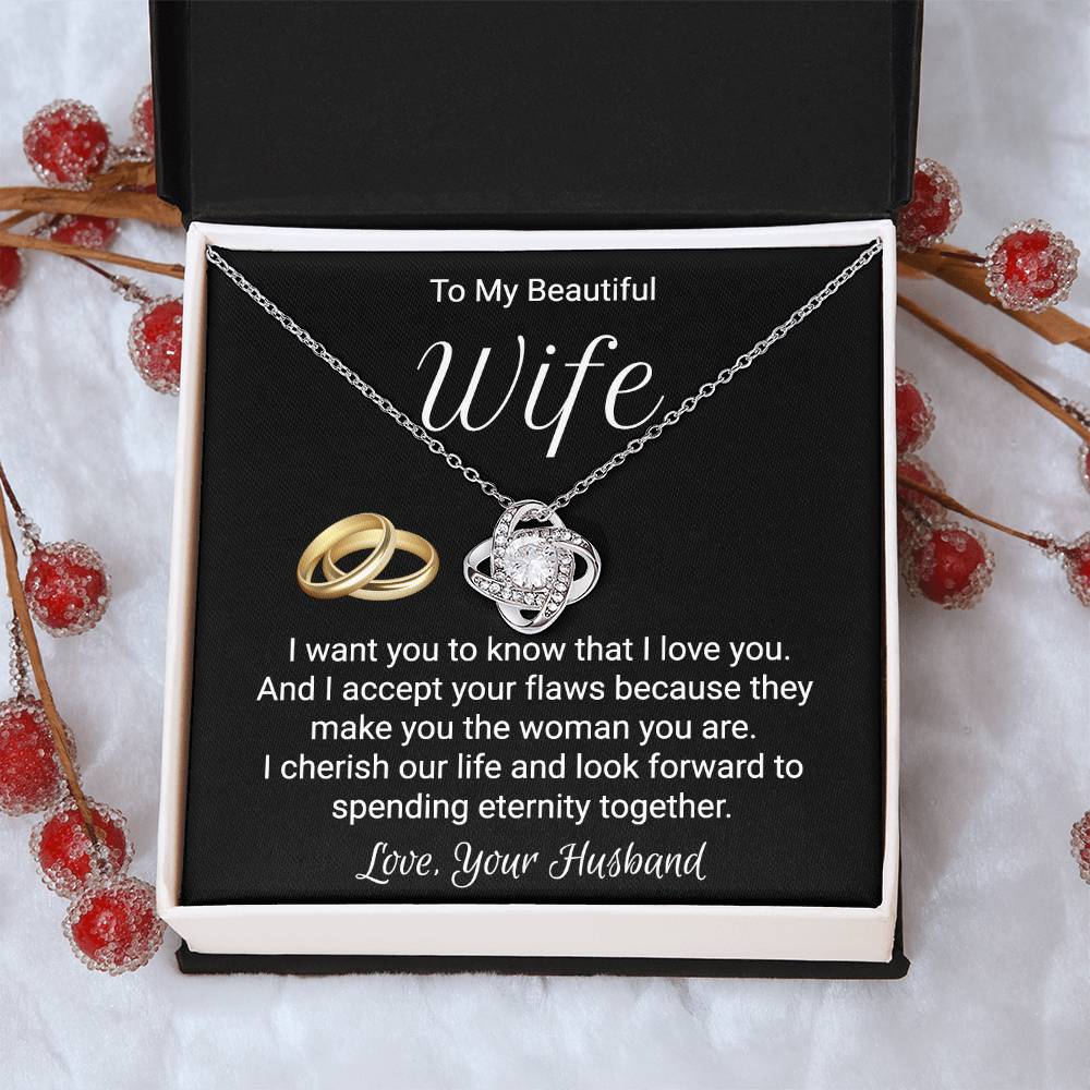 Gift For Wife Ideas - Love Knot Necklace Love Knot Necklace