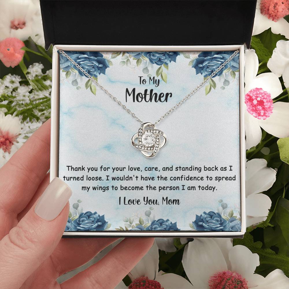 Mother's Day Or Just To Say I Love You Mom - Love Knot Necklace - 21 Love Knot Necklace
