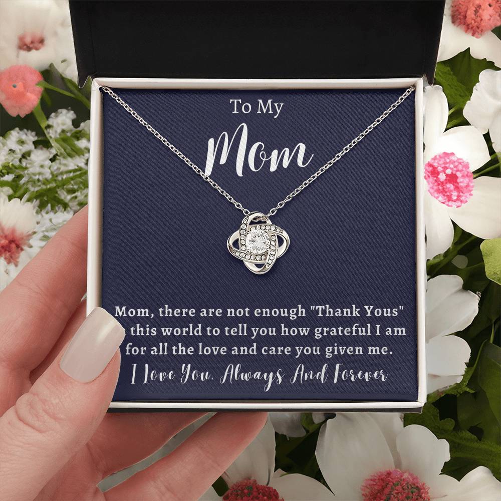 Mother's Day Or Just To Say I Love  Love Knot Necklace