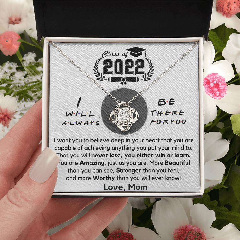 Graduation Gift For Daughter Daughter Graduation Necklace Daughter Gift Fr Love Knot Necklace