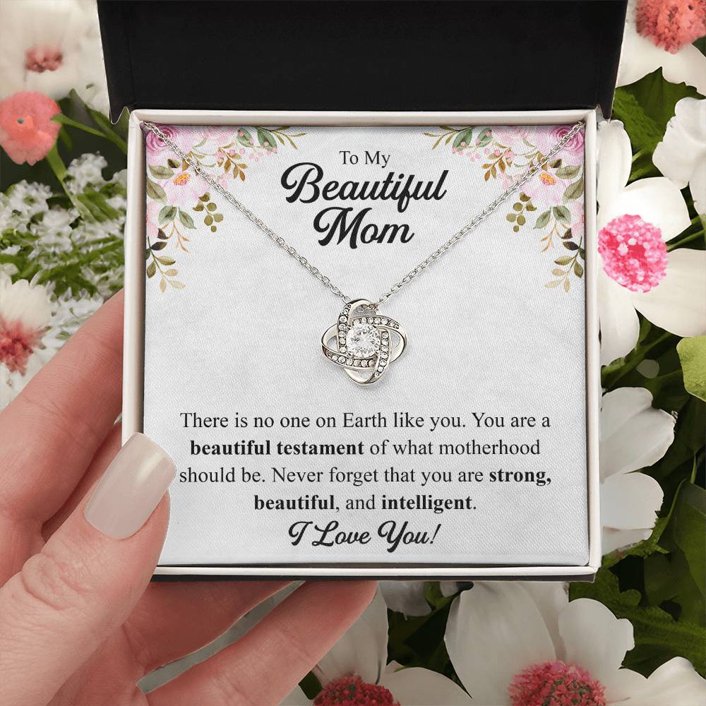 Mothers Day Gift From Daughter Mother Of The Groom Gift From Son Presents For Mom Birthday Sentimental Jewelry Necklace For Mom 3 Love Knot Necklace