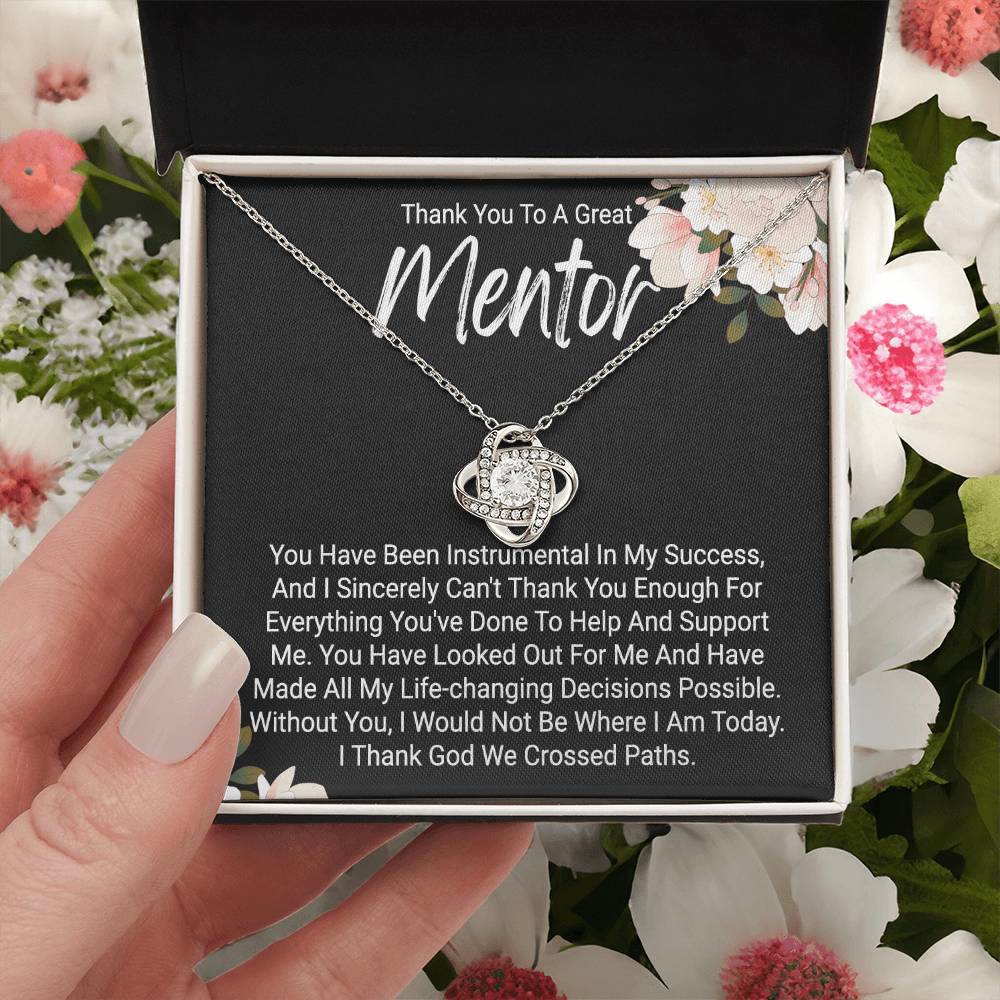 Mentor Gift - Love Knot Necklace Love Knot Necklace