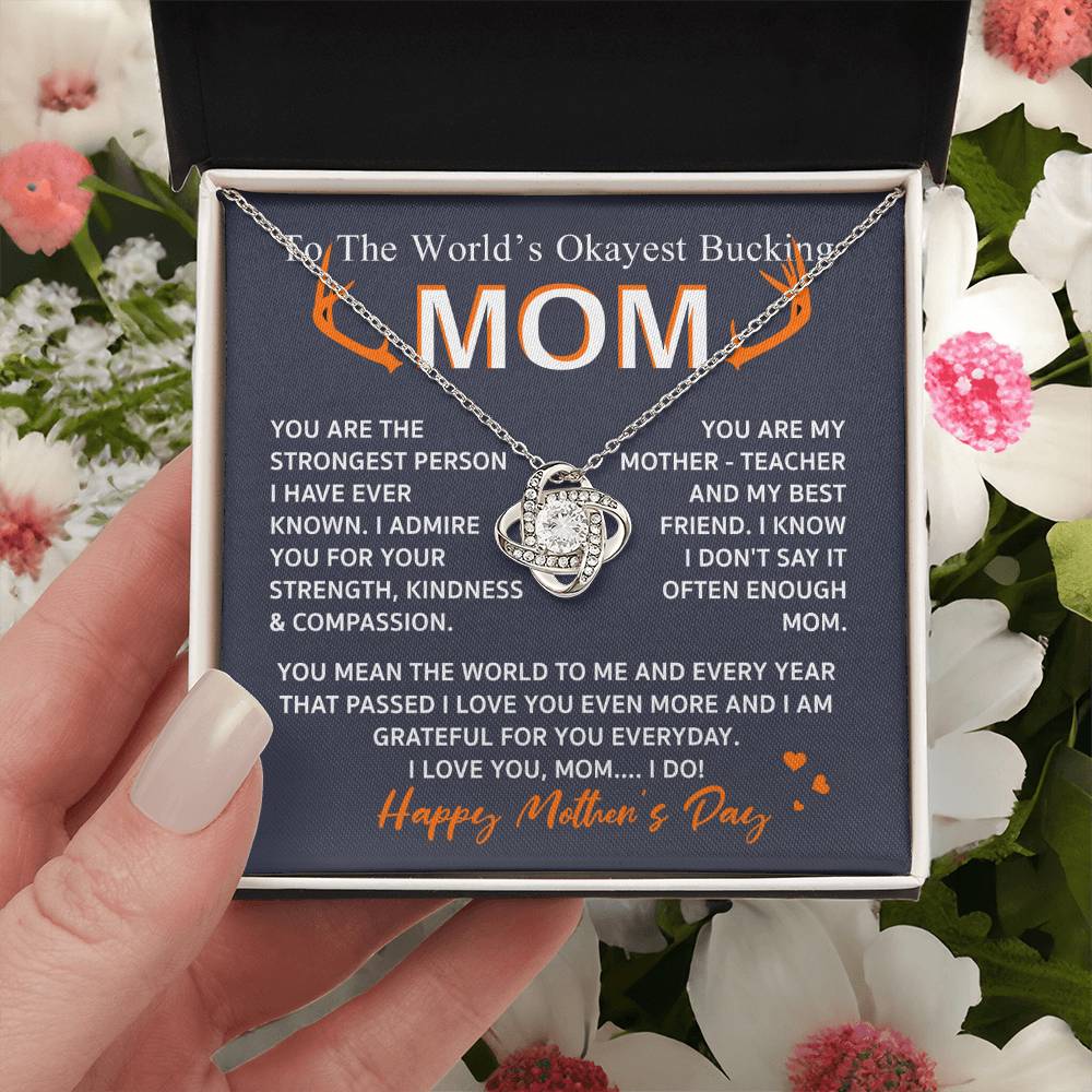 Hilarious Mother's Day Necklace Love Knot Necklace