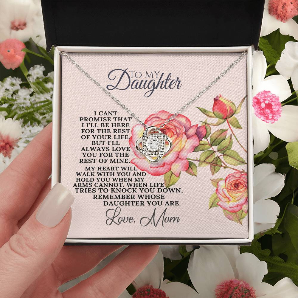 Love Knot Necklace For Daughter 2 Love Knot Necklace