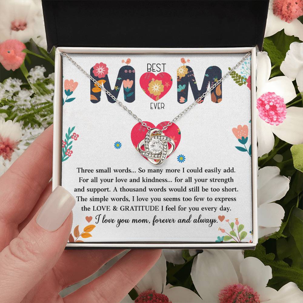 Best Mom Ever - The Love Knot Necklace Love Knot Necklace