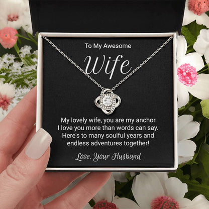 Unique Gift For Wife Love Knot Necklace