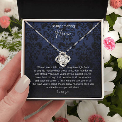 To My Amazing Mom - Loveknotnecklace Love Knot Necklace