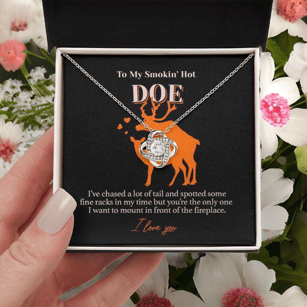 Love Knot Necklace For Your Doe Love Knot Necklace