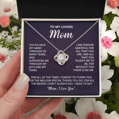 Mothers Day Gifts For Mom - Love Knot Necklace Love Knot Necklace