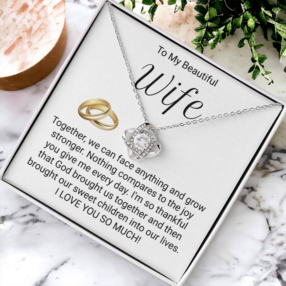 Meaningful Jewelry For Wife - Love Knot Necklace Love Knot Necklace