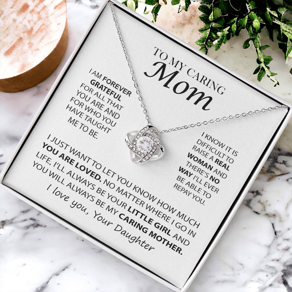 Mothers Day Gift Mom Necklace From Da Love Knot Necklace