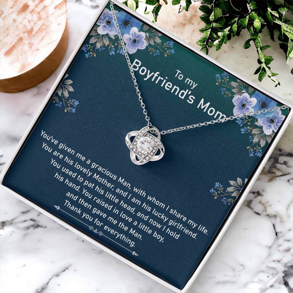 Almost Sold Out To My Boyfriend's Mom - Love Knot Necklace Love Knot Necklace