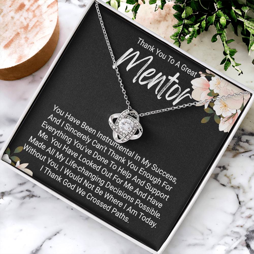 Mentor Gift - Love Knot Necklace Love Knot Necklace