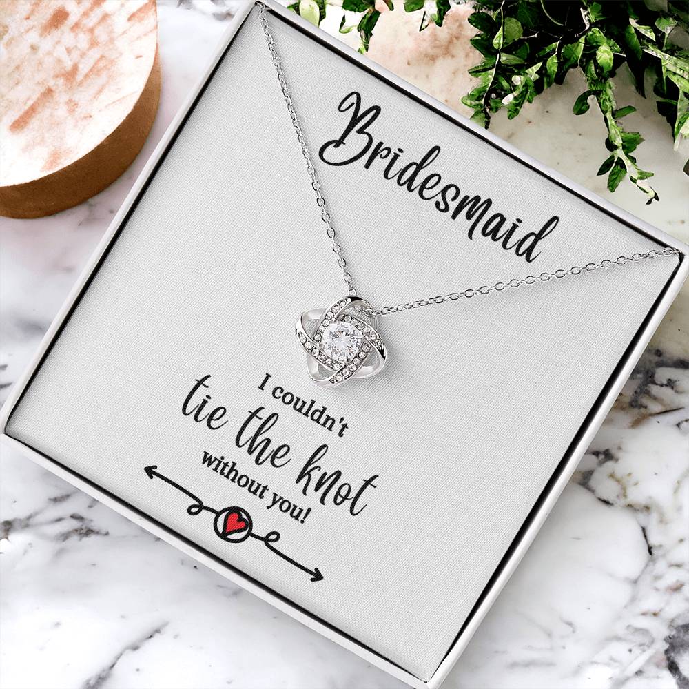 Bridesmaid(3) Love Knot Necklace