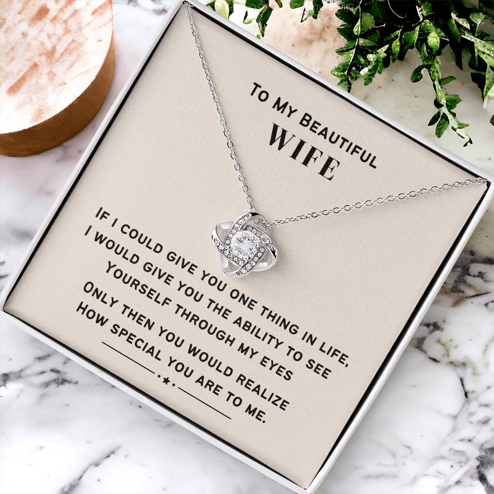 How Special Y Love Knot Necklace