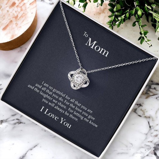 All That You Are Love Knot Necklace