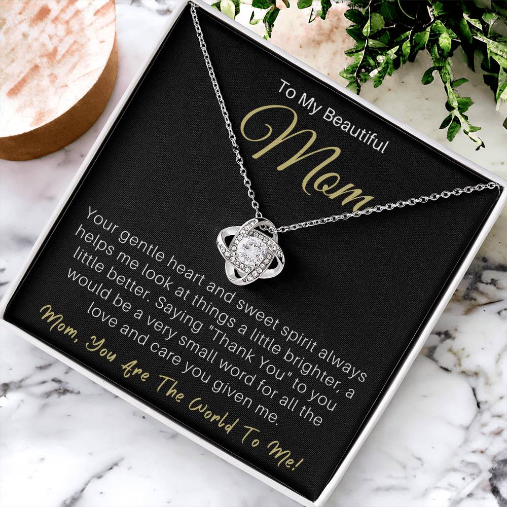 The Beautiful Necklace Gift For Mom On Every Occasion - Love Knott Necklace - 14 Love Knot Necklace
