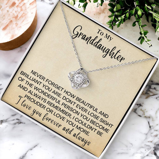 Just To Say I Love You  Gd Love Knot Necklace