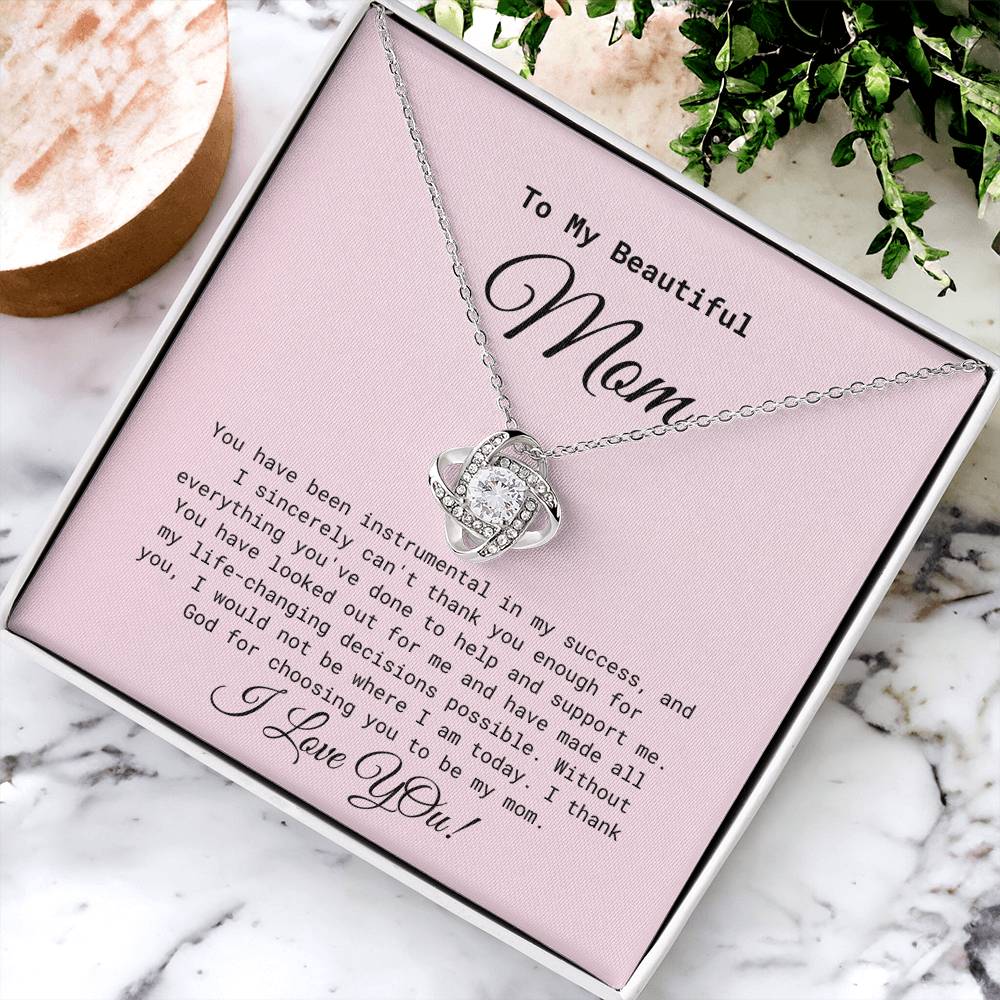 Necklace For Mom - Love Knot Love Knot Necklace