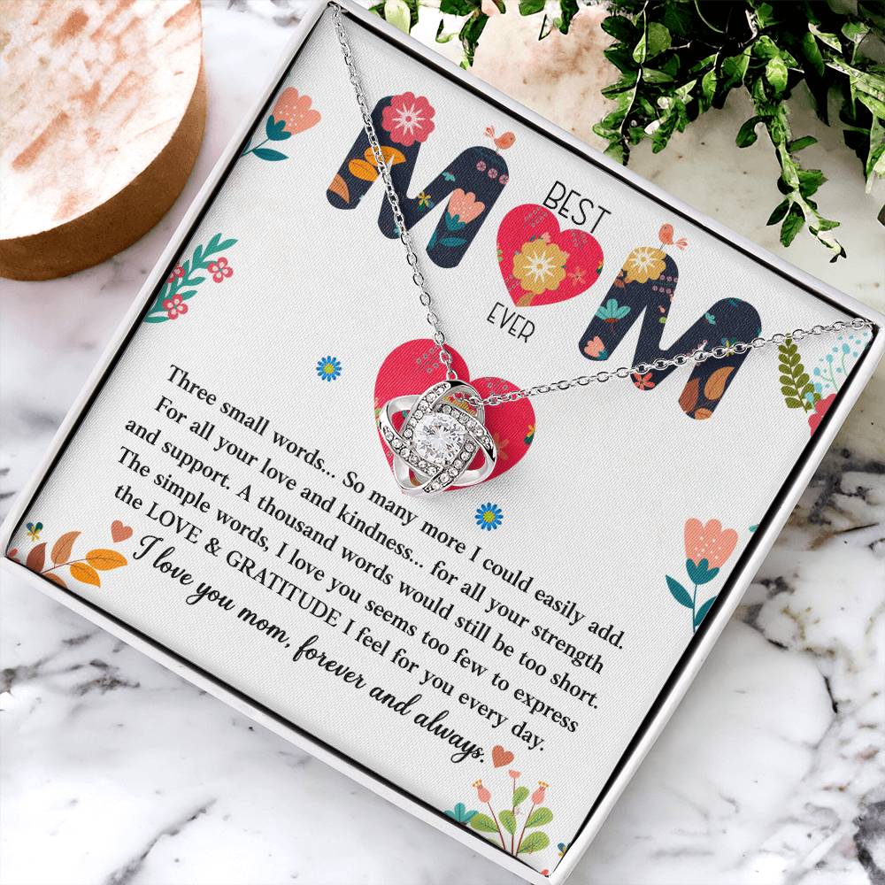 Best Mom Ever - The Love Knot Necklace Love Knot Necklace