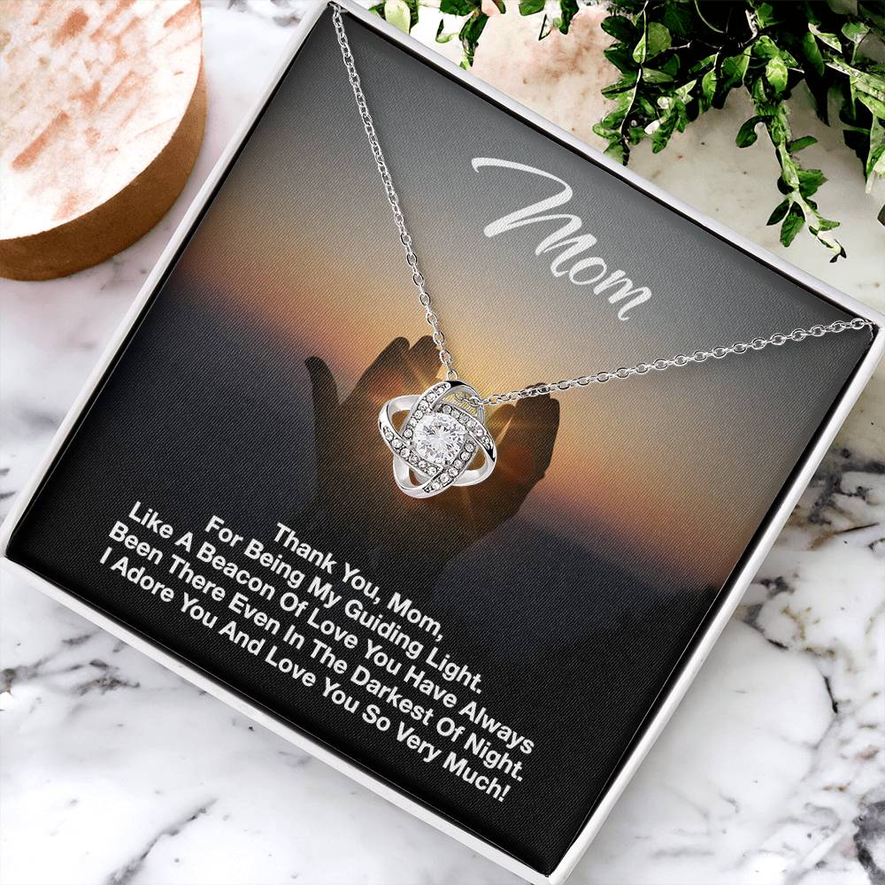 Thank You Love Knot Necklace