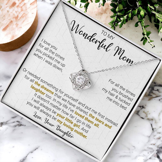 Gift For Mom - The Lau Love Knot Necklace