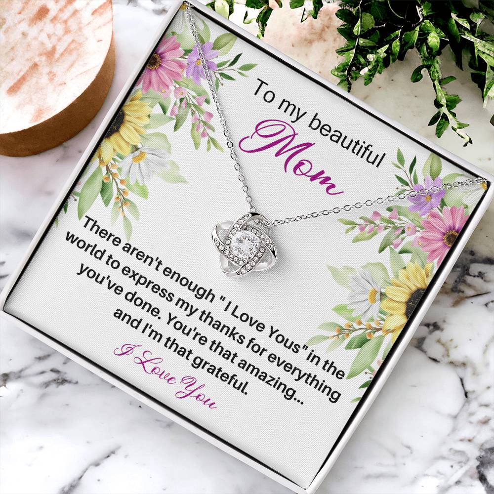 Mother's Day Happy Birthday Or Just To Say I Love You - 17 Love Knot Necklace