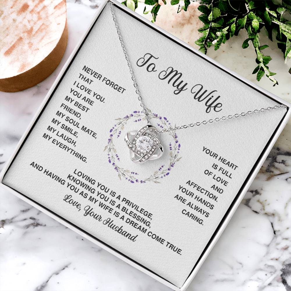 Delivery By Mother's Day Wf025   Gift Fo Love Knot Necklace