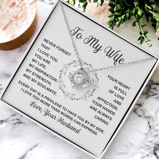 Delivery By Mother's Day Wf029   Gift Fo Love Knot Necklace