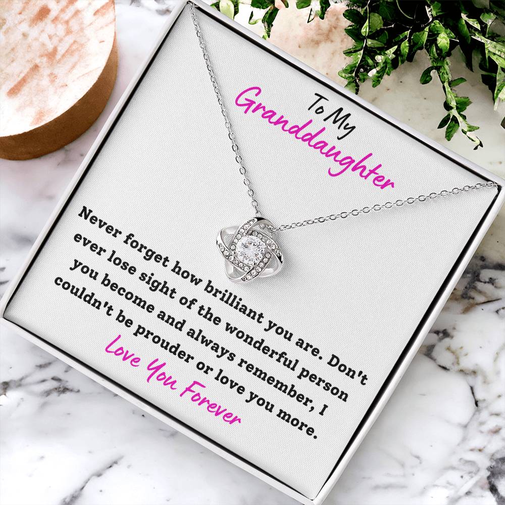 Happy Birthday Or Just To Say - Love Knot Necklace