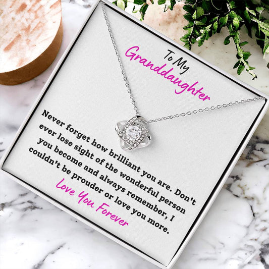 Happy Birthday Or Just To Say - Love Knot Necklace
